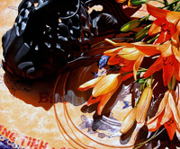 Color Therapy: Orange  -  24"x20"  -  oil on canvas